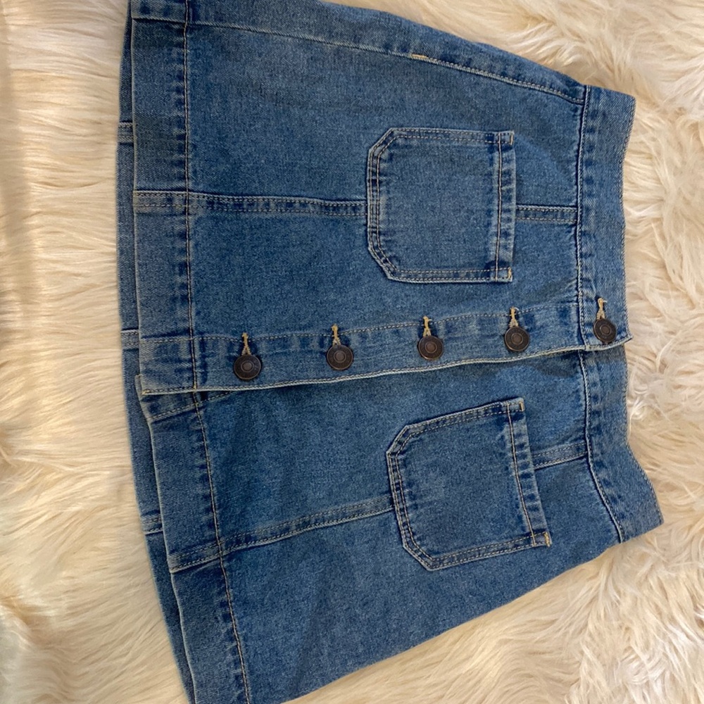 Short Jean Skirt